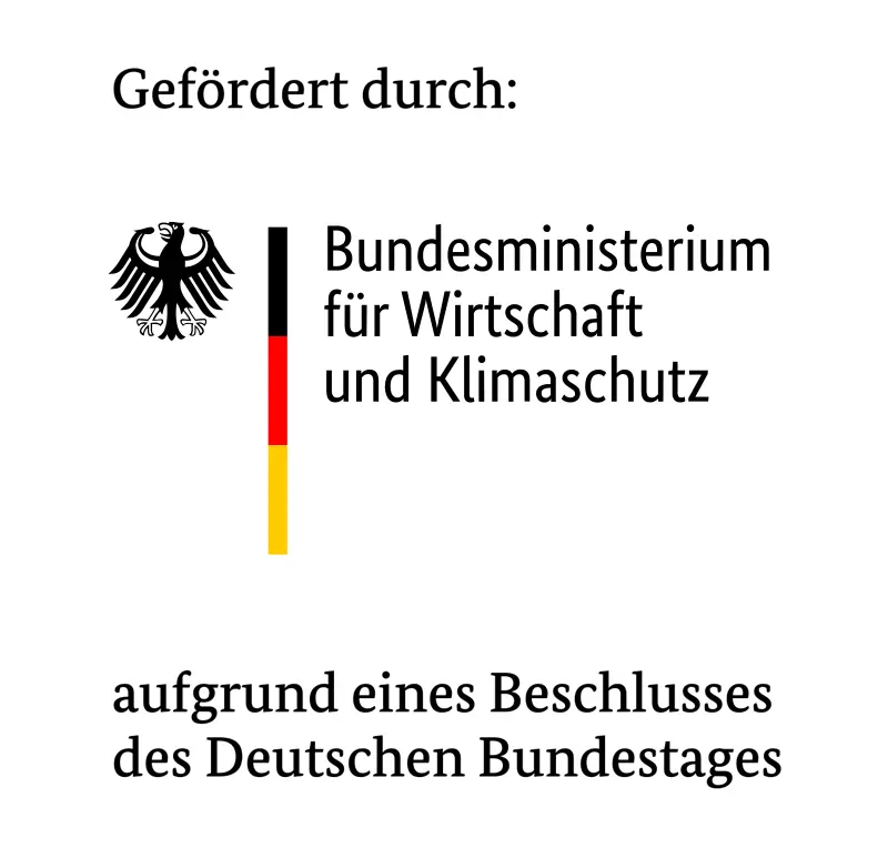 Gefördert durch BMWi aufgrund eines Beschlusses des Deutschen Bundestages