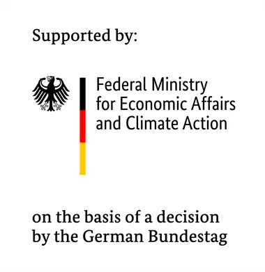 Supported by the Federal Ministry of Economic Affairs and Climate Action